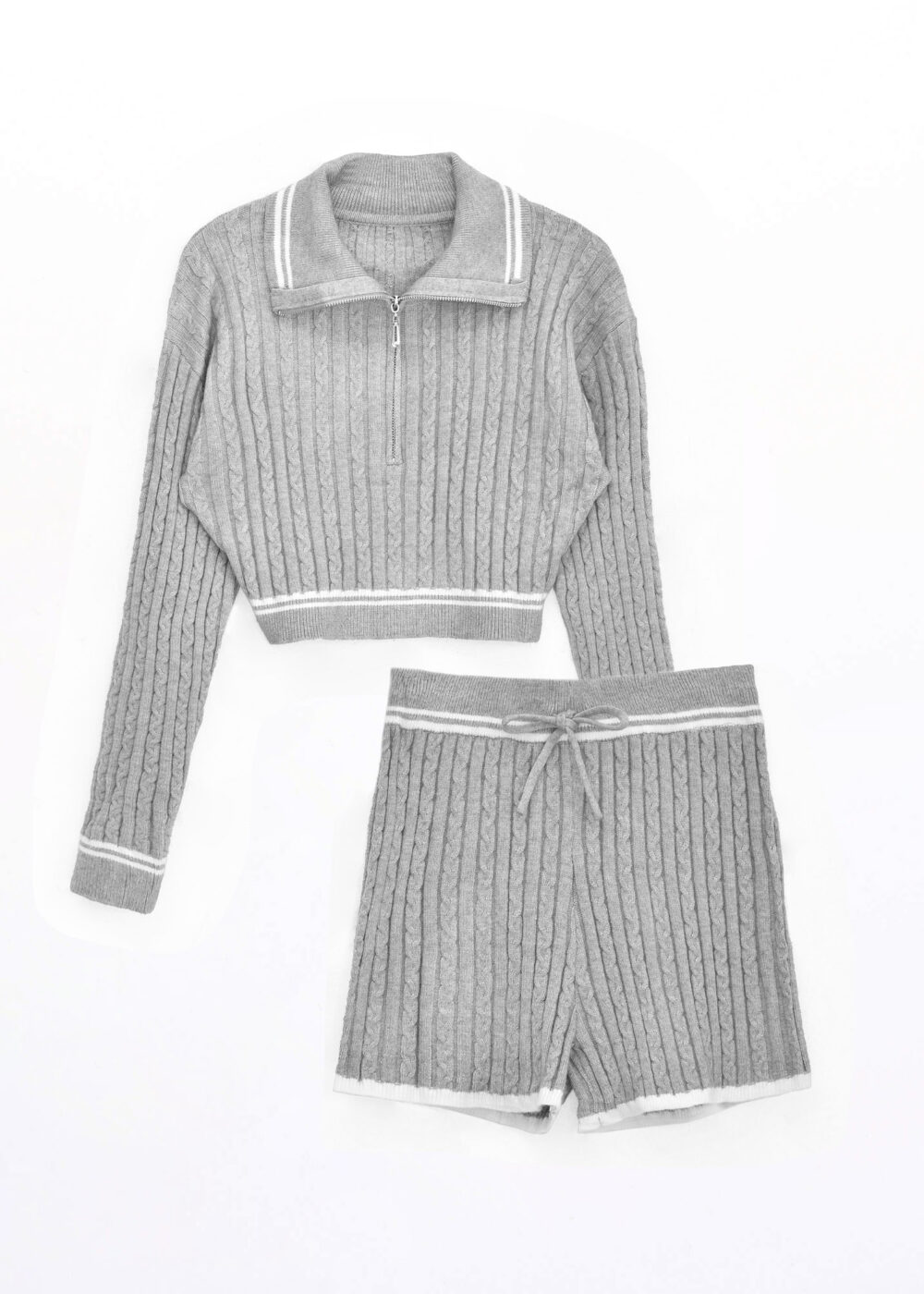 Sweater de tejido rayado AW25-KNIT02 - Imagen 5