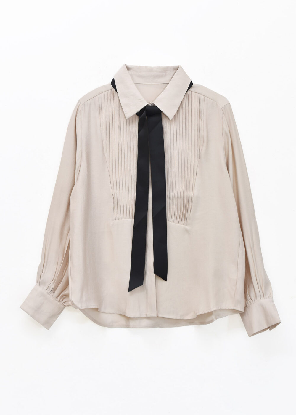 Camisa plisado con lazo AW25-CA01 - Imagen 7