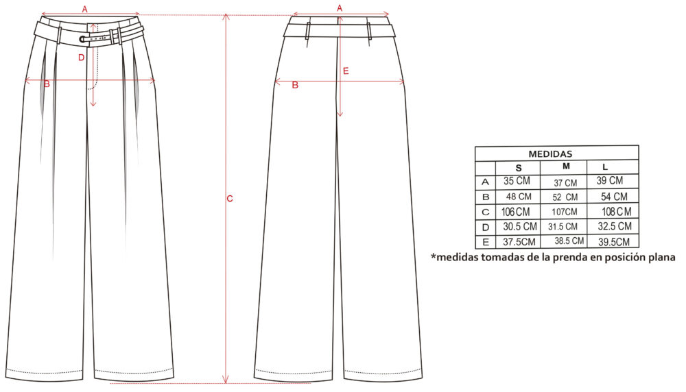 Pantalón sastrero con pinza y cinto AW25-PA02 - Imagen 6