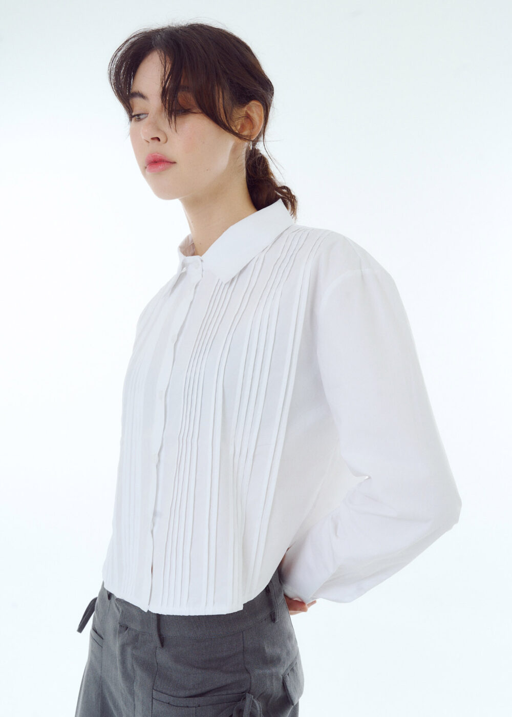 Camisa boho plisado AW25-CA09 - Imagen 3