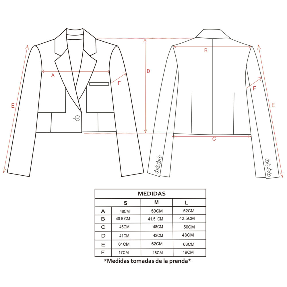 BLAZER CORTO ALBA / BLA8 - Imagen 8