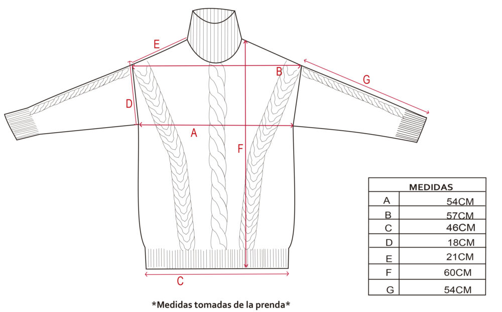 Sweater con cuello HUDSON / SWEA-003 - Imagen 6