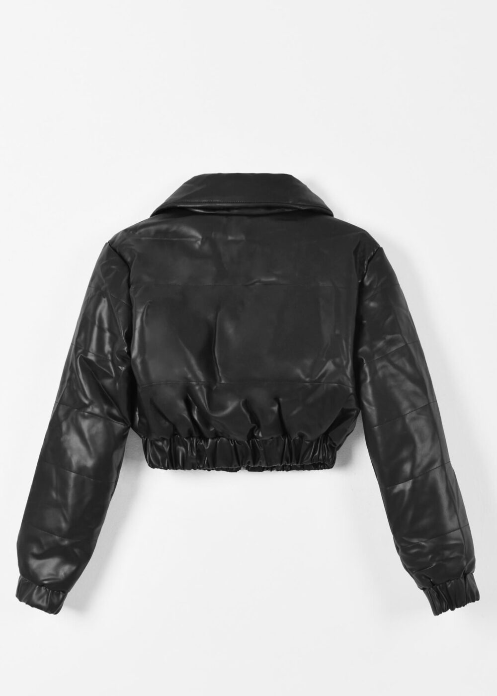Campera de cuero puffer ORION - Imagen 4