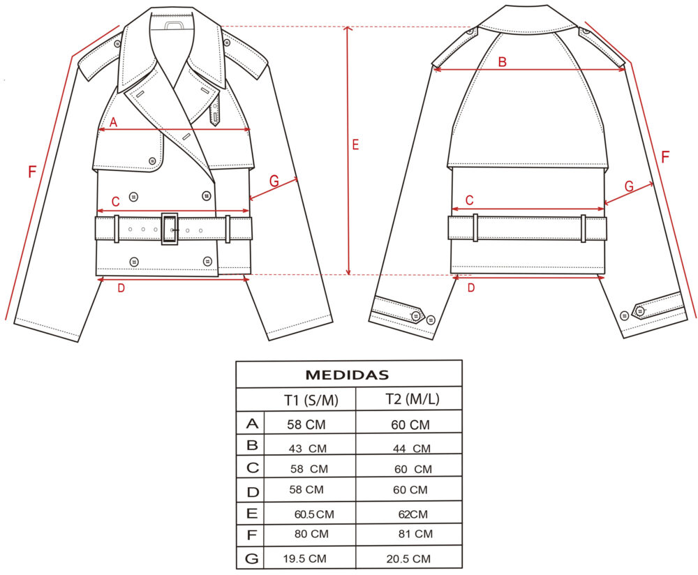 Trench corto TRENCH-9 - Imagen 7