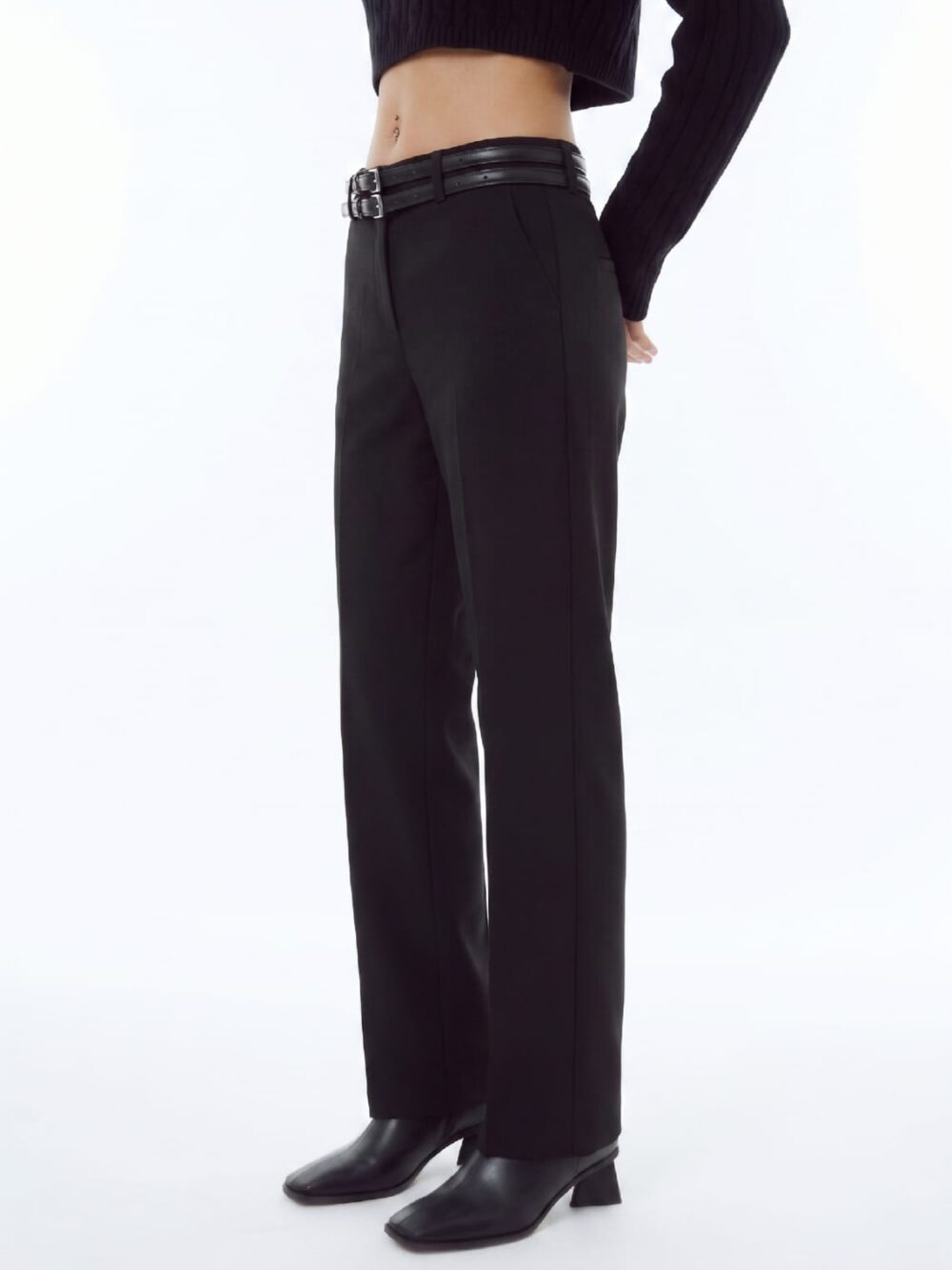 Pantalón sastrero con doble cinto AW25-PA22