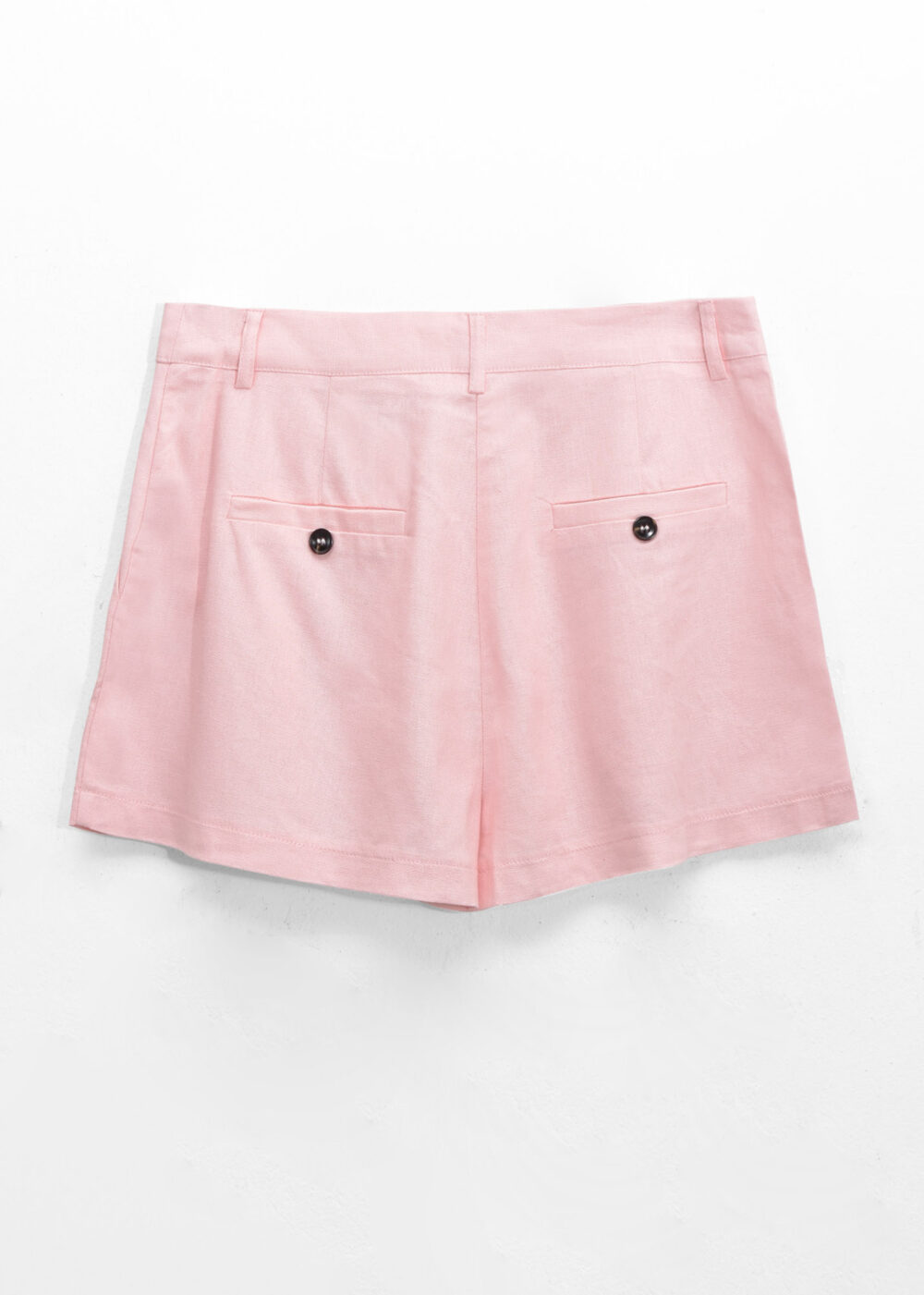 Short de lino CORAL / LINEN SET-6 SHORT - Imagen 3