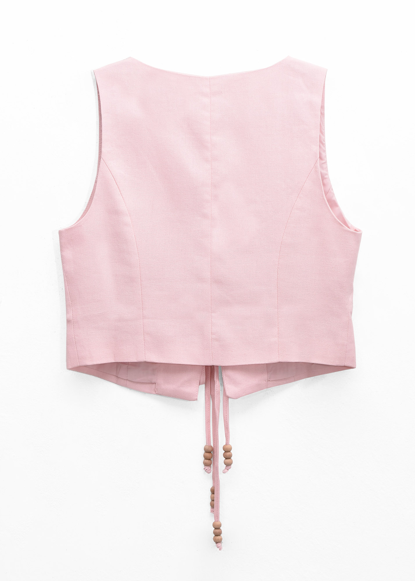 Chaleco de lino CORAL / LINEN SET-6 VEST - Imagen 6