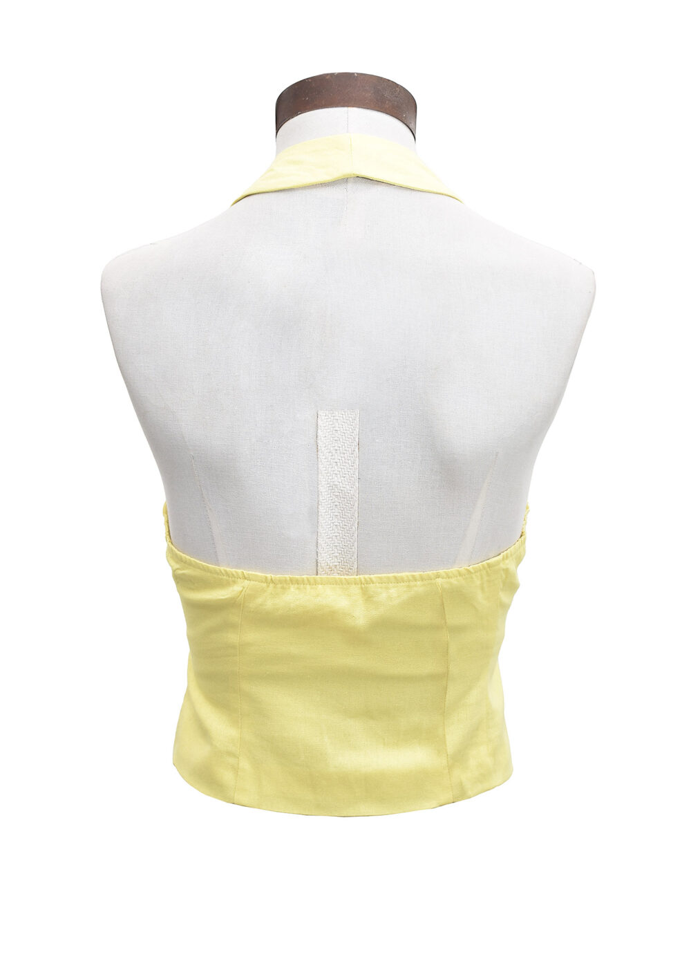 Chaleco top halter de lino / SET-LINEN2 TOP - Imagen 2
