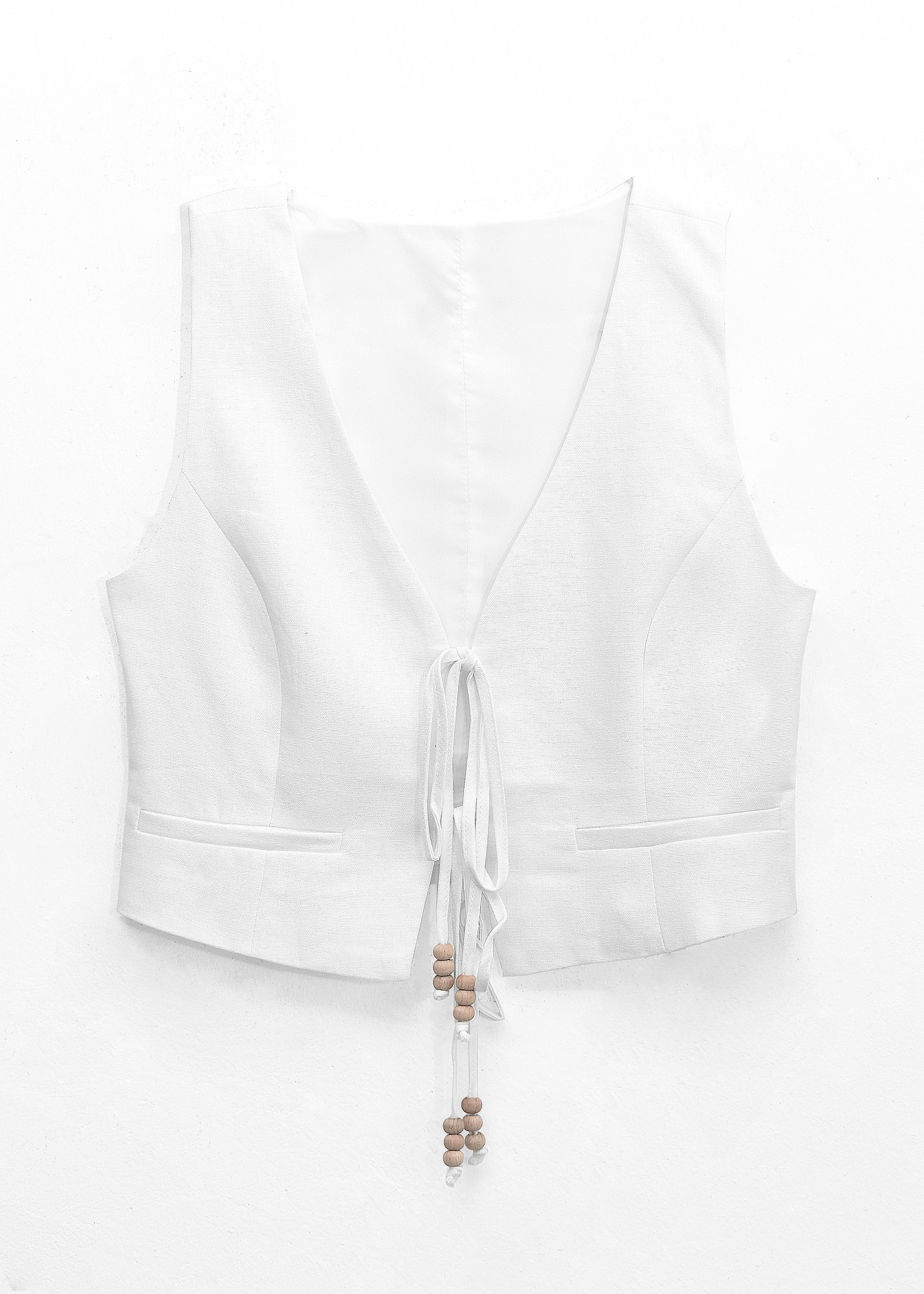 Chaleco de lino CORAL / LINEN SET-6 VEST - Imagen 11