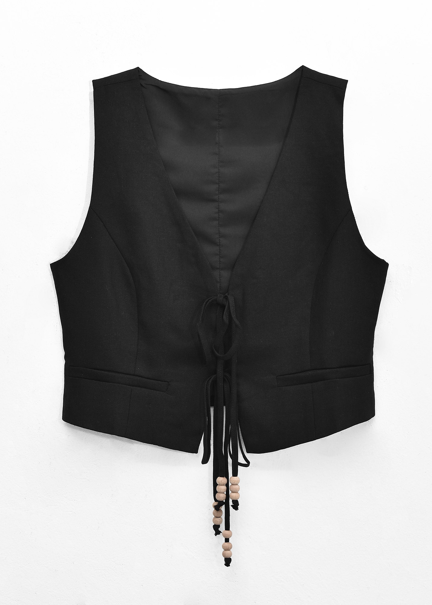 Chaleco de lino CORAL / LINEN SET-6 VEST - Imagen 12