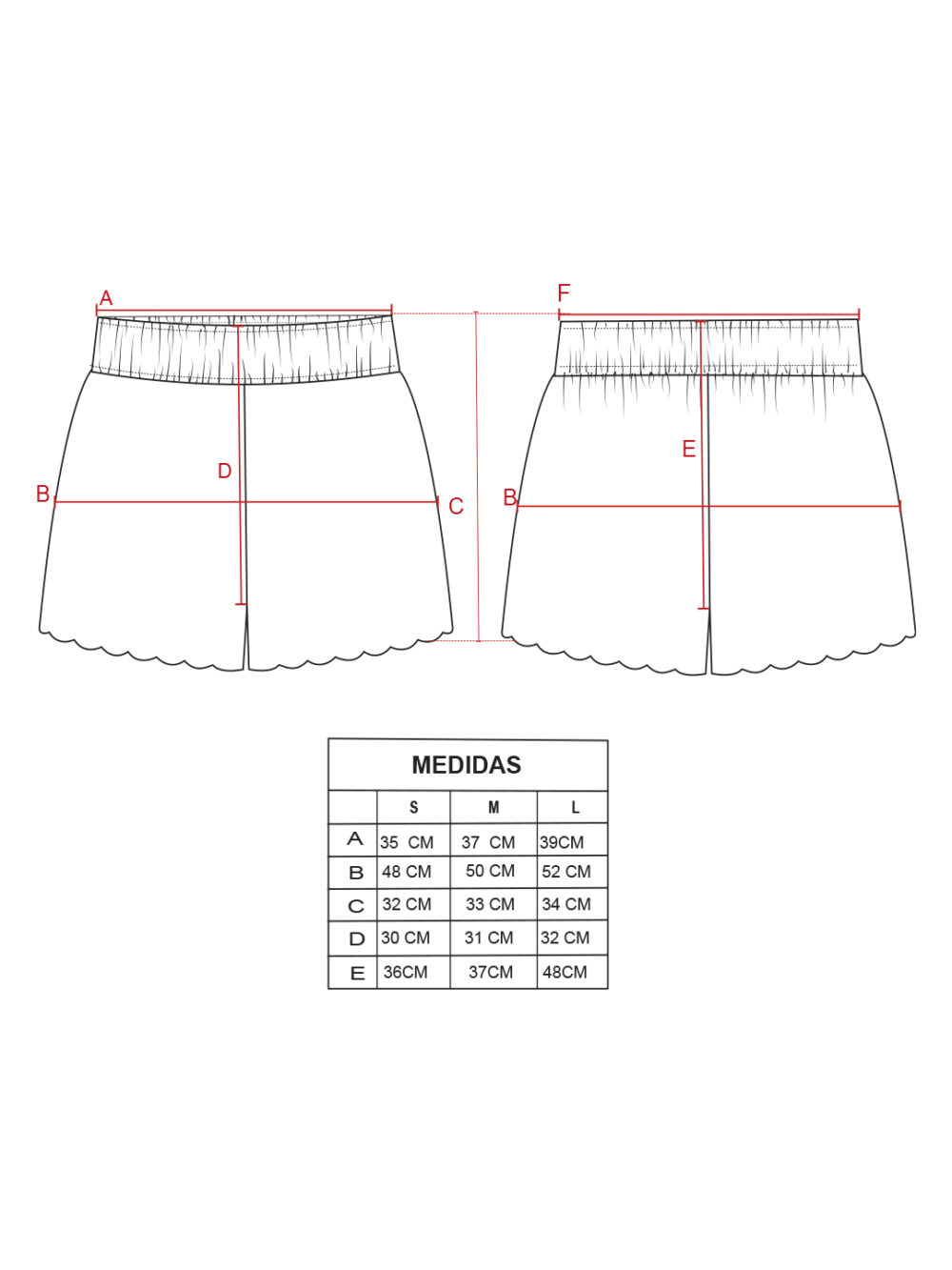 Short brod. SAMOA / BRODERIE SET-5 SHORT - Imagen 4